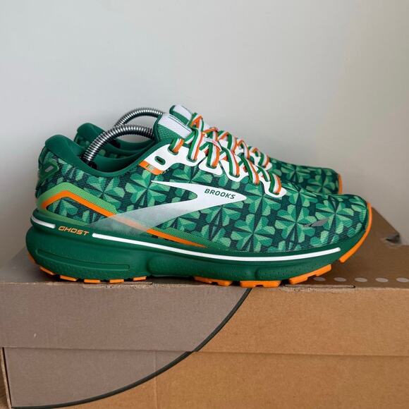 Limited Edition Brooks Ghost 15 ‘Run Lucky’ Women Running Sneakers- SZ 7.5 - Picture 2 of 11